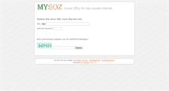 Desktop Screenshot of mysoz.de