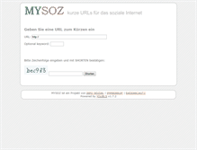 Tablet Screenshot of mysoz.de